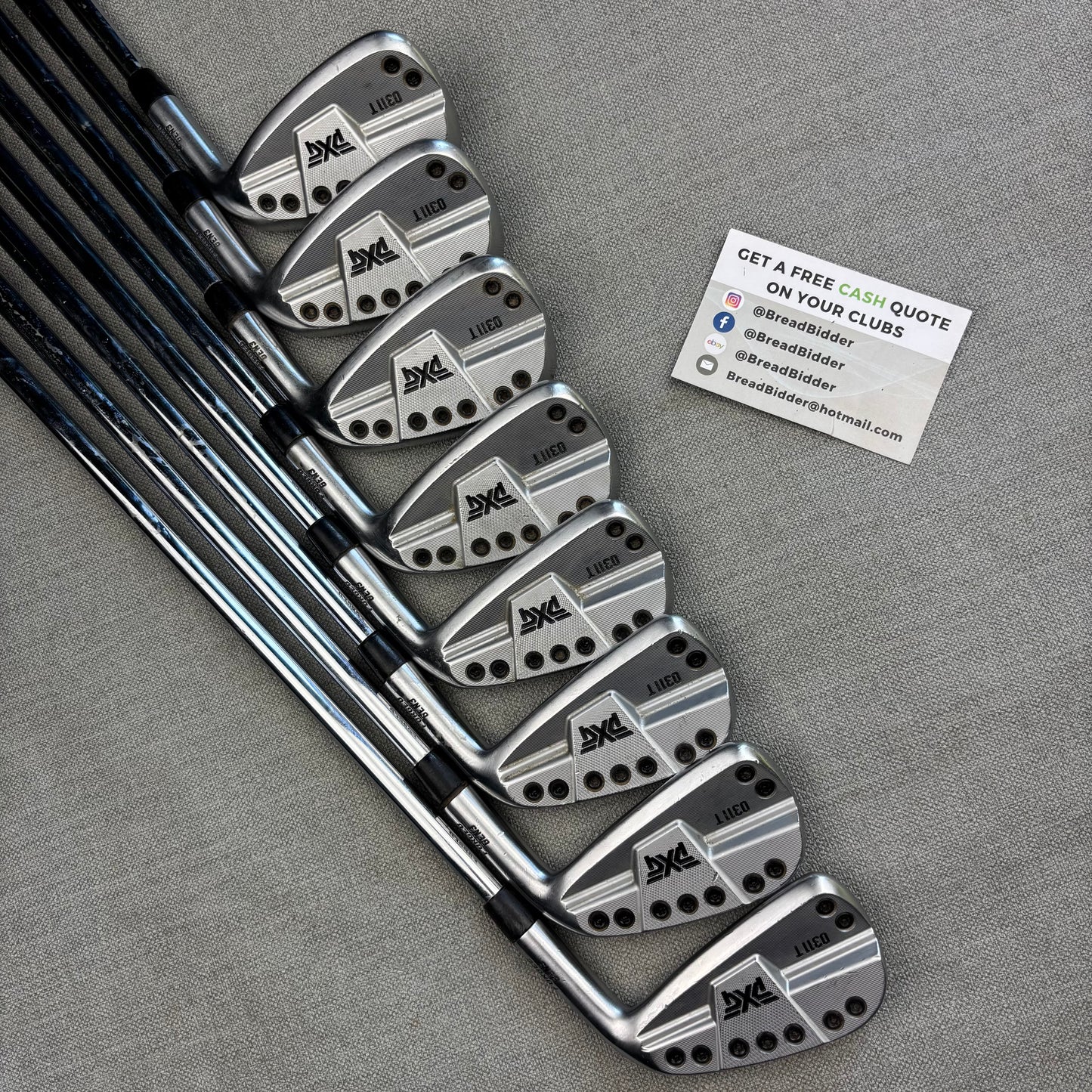 PXG 0311T Gen3 Forged Irons - Extra Stiff Flex / 4-GW