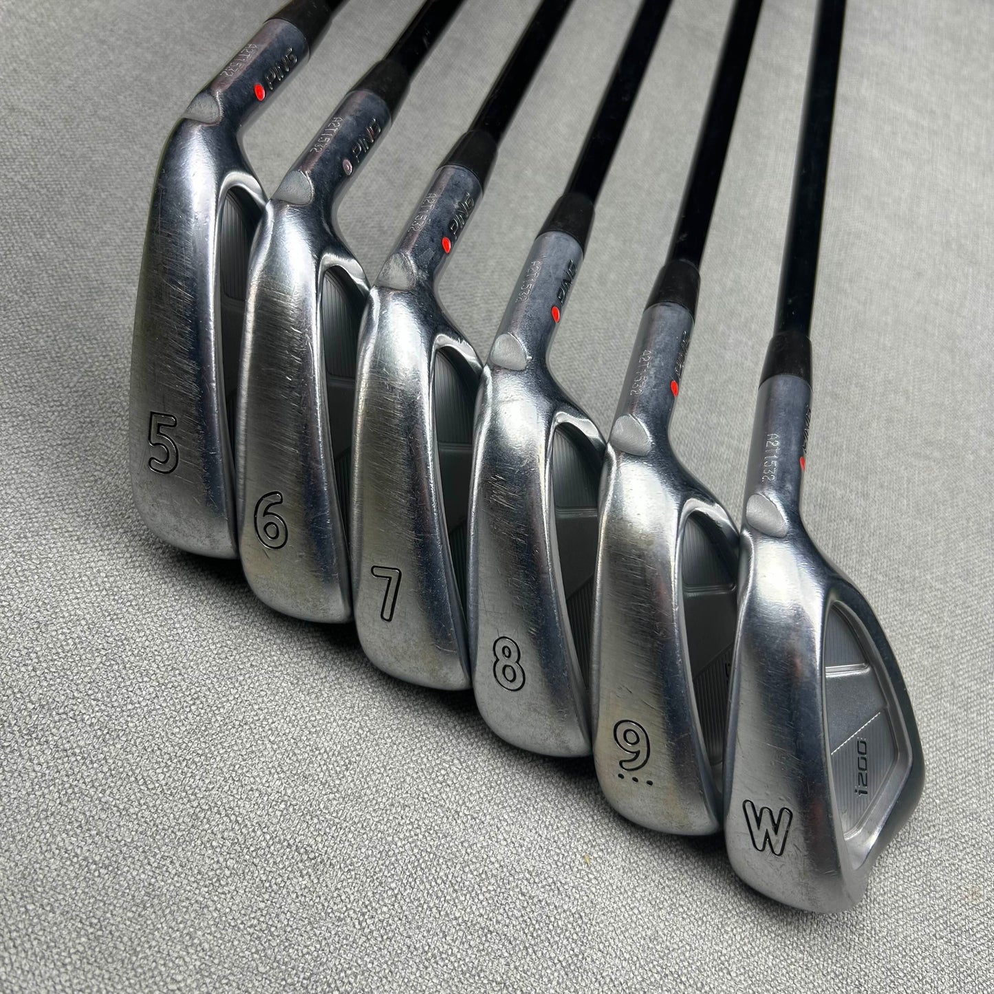 Ping i200 Irons - Upgraded Graphite Regular Flex / 5-PW