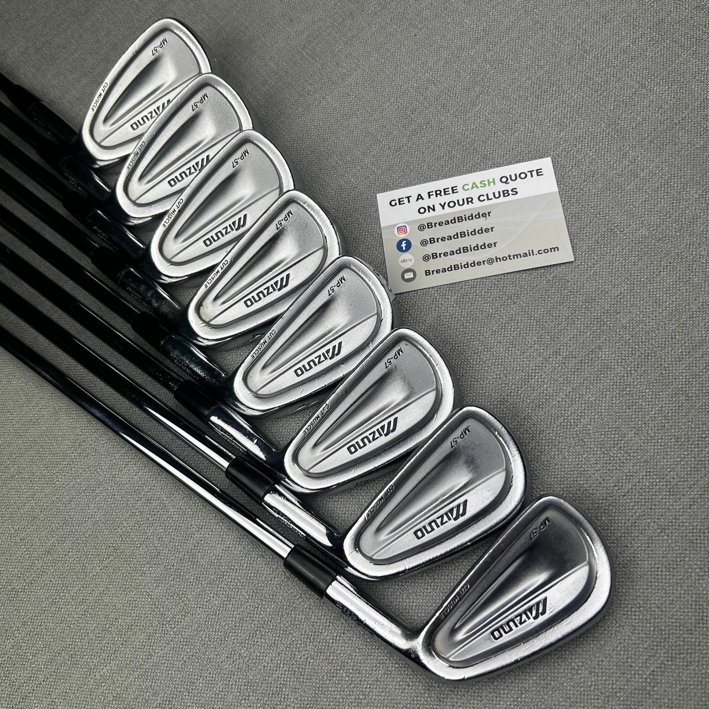 Mizuno MP57 Irons - Stiff Flex / 3-PW