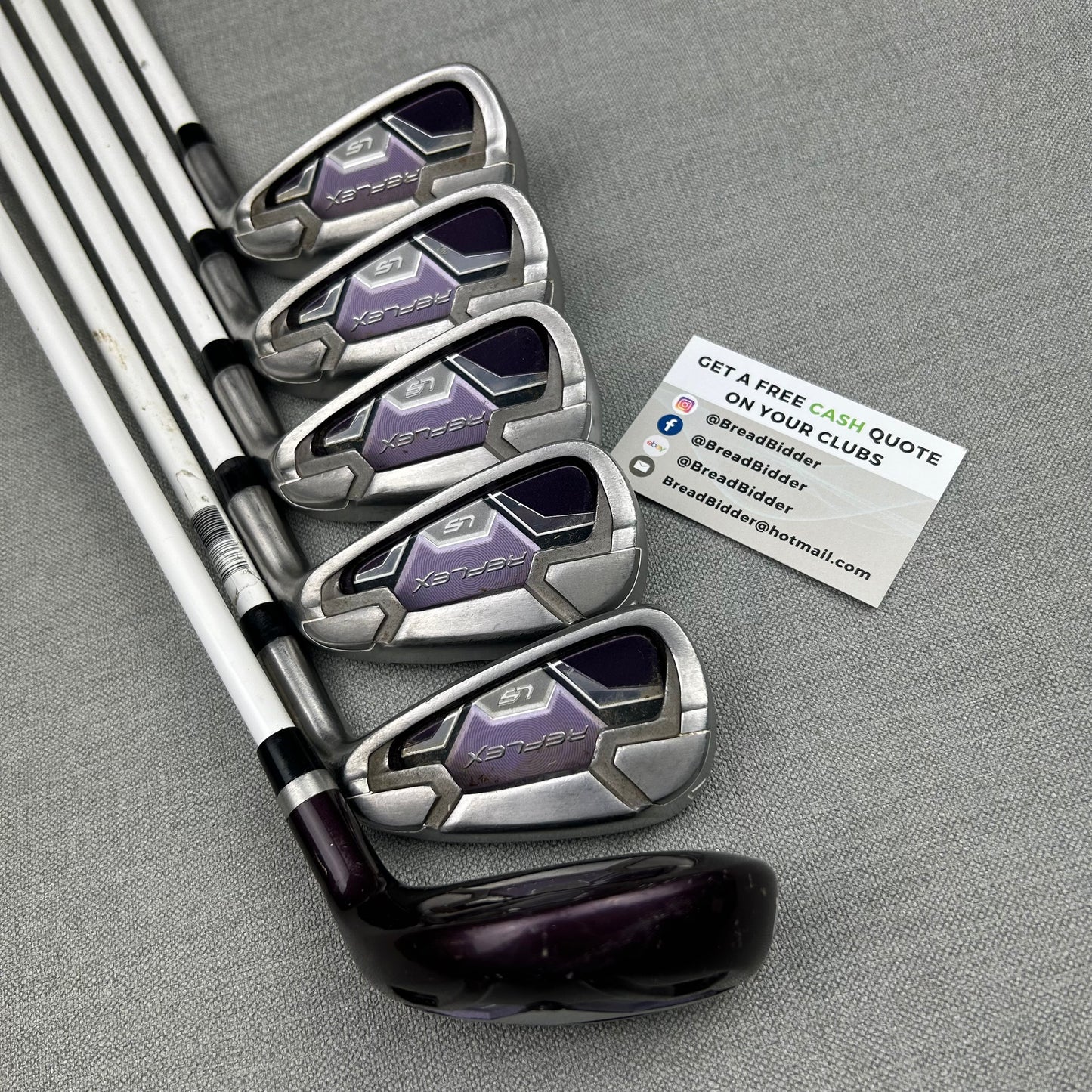 Wilson Reflex Ladies Iron Set - Ladies Graphite / 6-SW