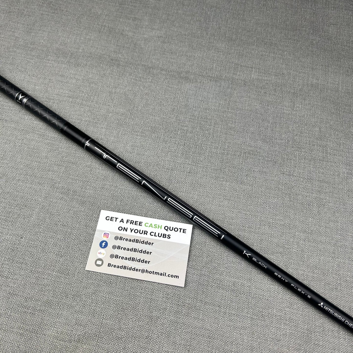 Mitsubishi Tensei 1K Black Hybrid Shaft As New - Stiff Flex / 39.5 Inches