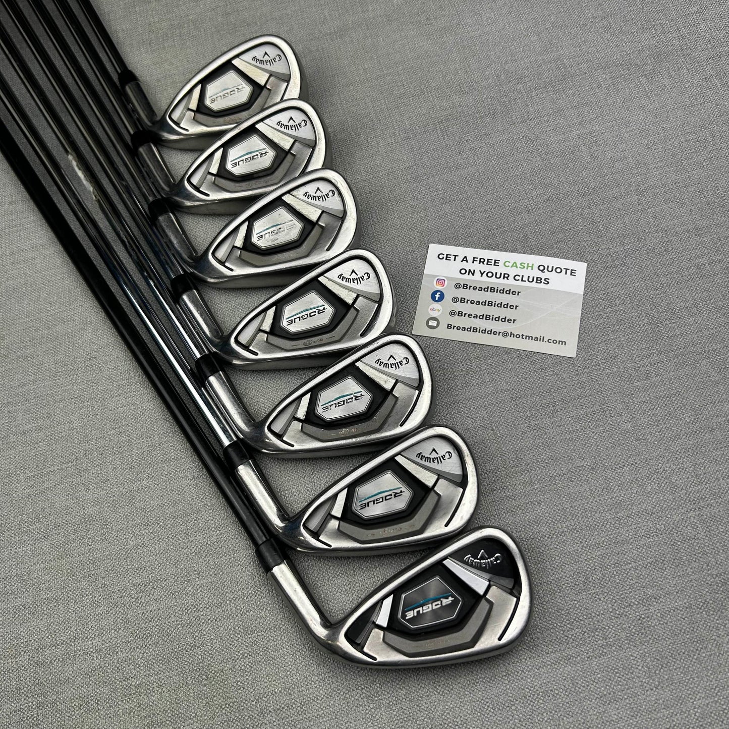 Callaway Rogue CF18 Irons - Regular Flex / 4-PW