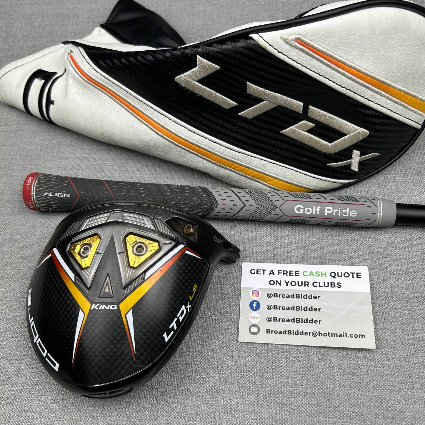 Cobra LTDx LS Driver - Extra Stiff Flex / 9 Degree