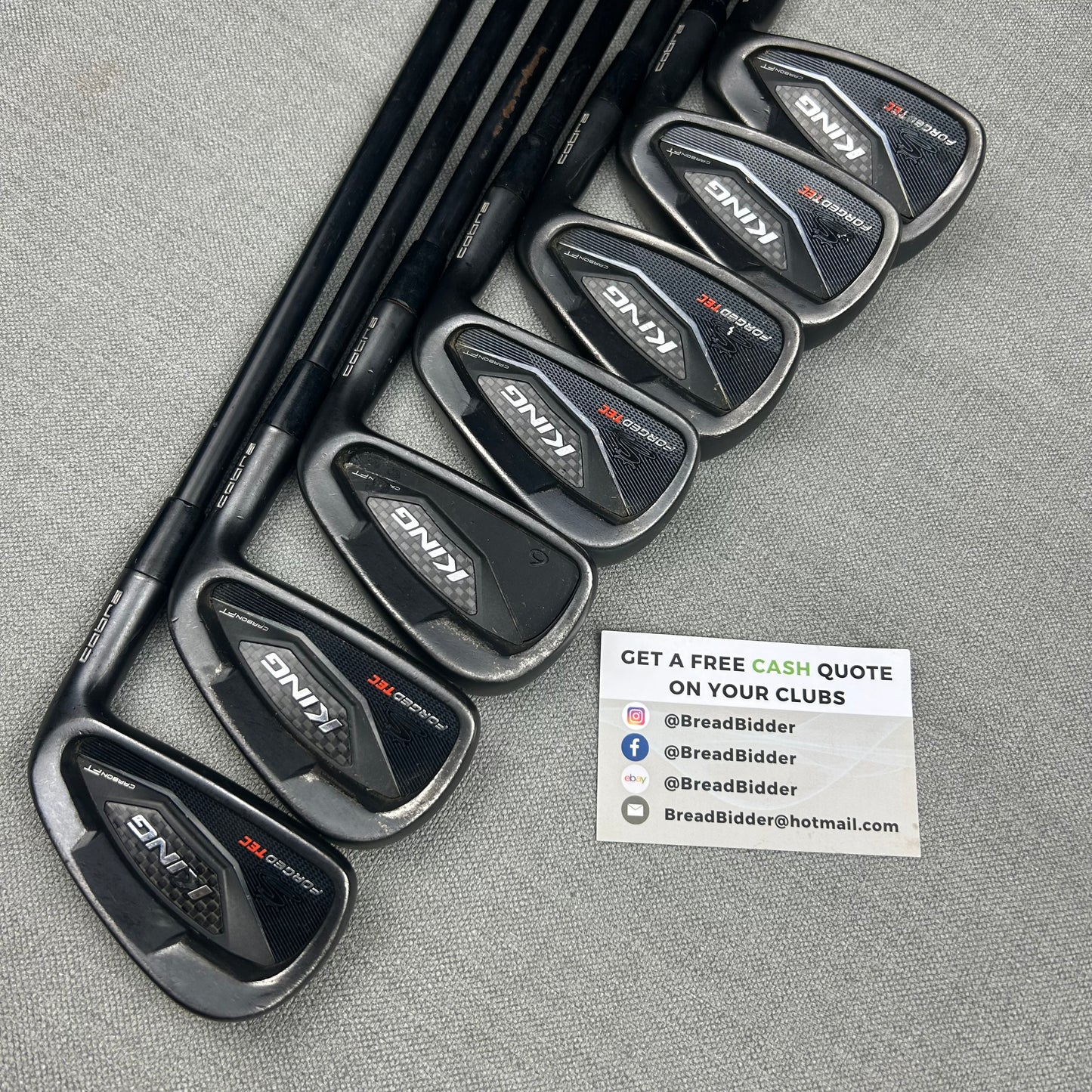Cobra Forged Tec Carbon FT Irons / Graphite Shaft - Stiff Flex