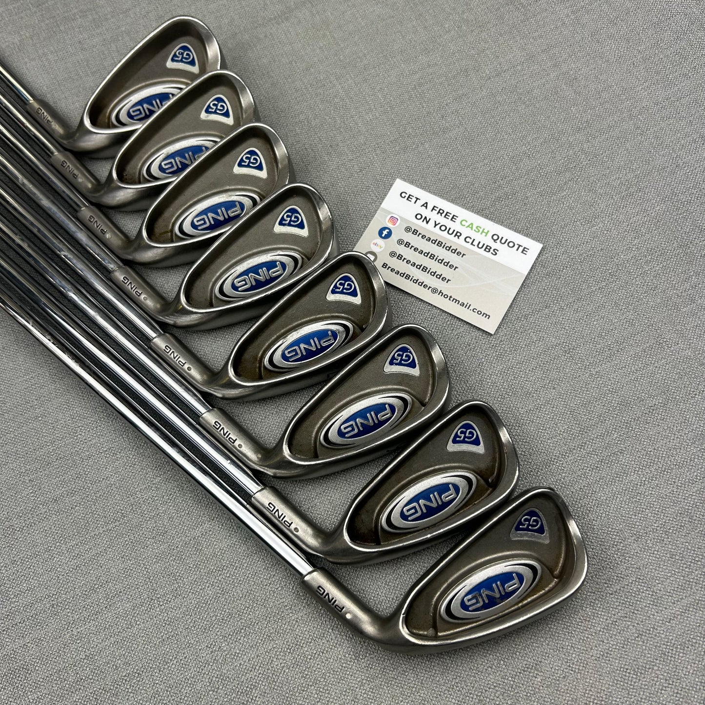 Ping G5 Irons - Regular Flex / 4-SW