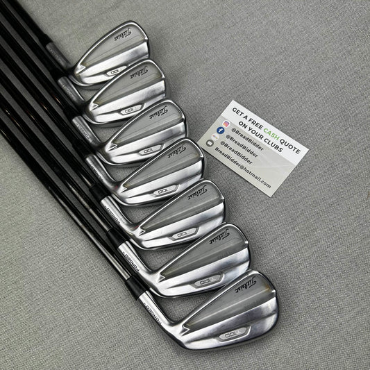 Titleist T100 Irons - KBS Tour Issue X Flex Shafts / 4-PW