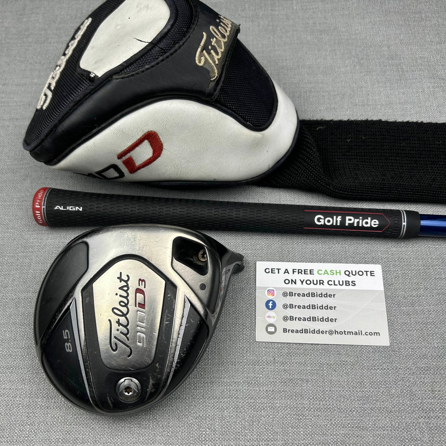 Titleist 910D3 Driver - Stiff Flex / 8.5 Degree