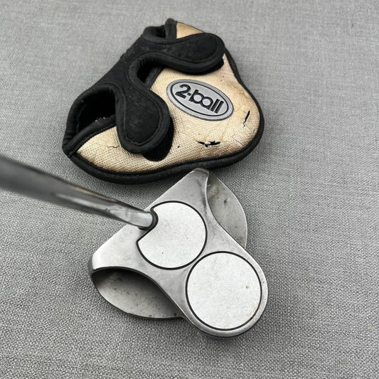 Odyssey White Hot 2 Ball Putter - 33 Inches / Centre Shaft / SuperStroke