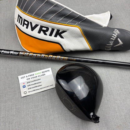 Callaway Mavrik SubZero Driver - Stiff Flex / 9 Degree