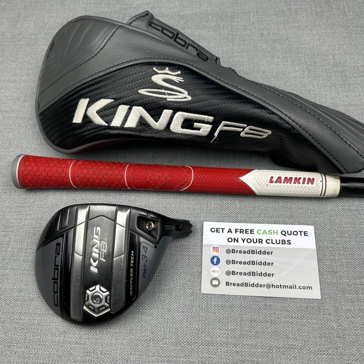 Cobra King F8 Fairway 3/4 Wood - Stiff Flex