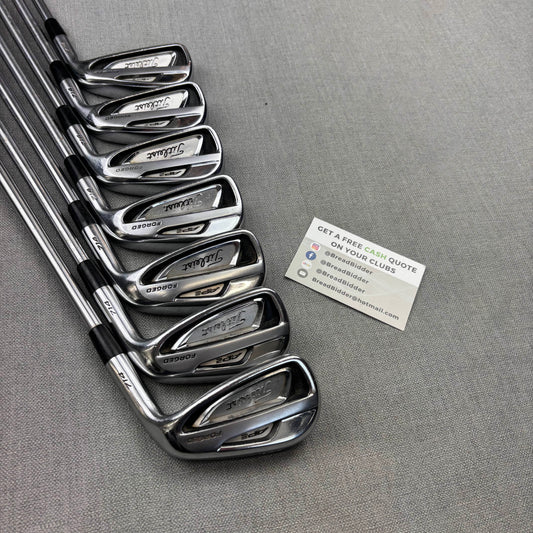 Titleist 714 AP2 Irons - Upgraded Stiff Flex / 4-PW