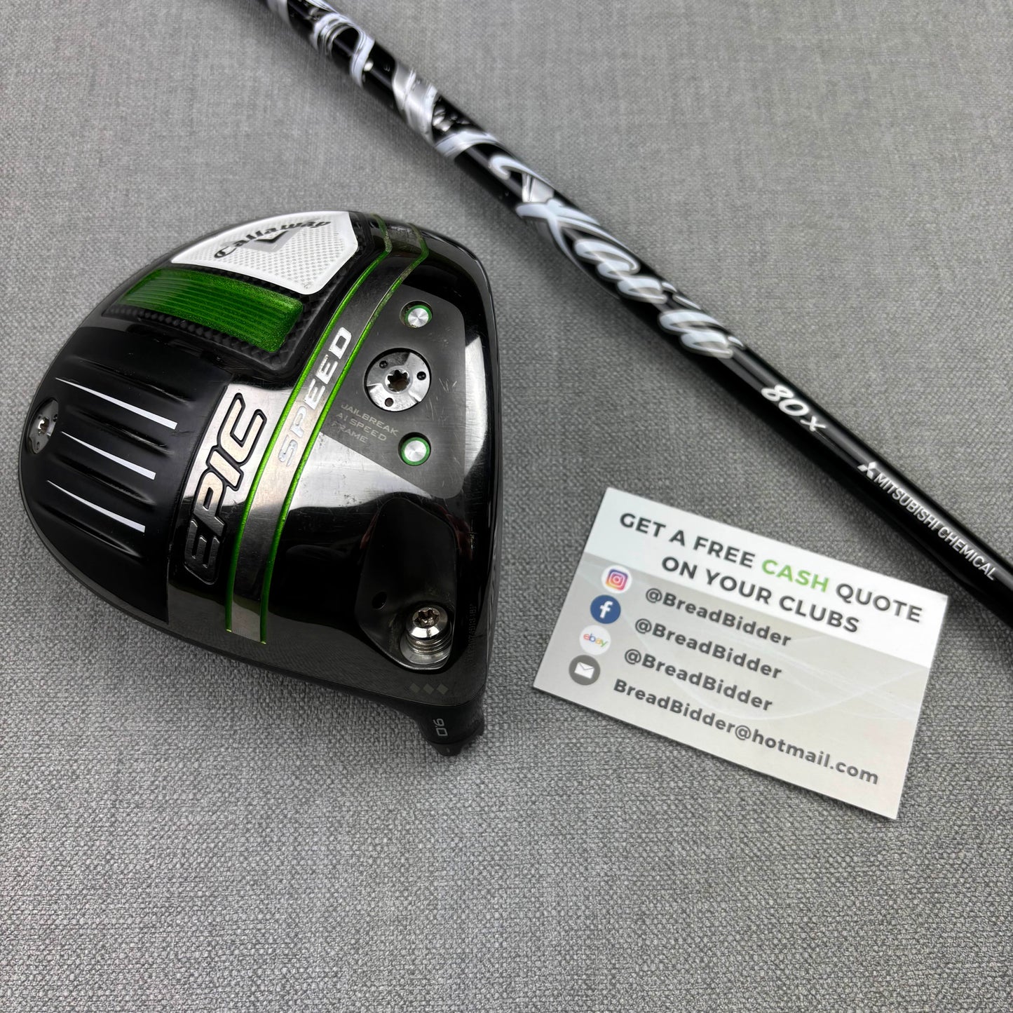 Callaway Epic Speed Triple Diamond Driver - Extra Stiff Flex / 9 Degree