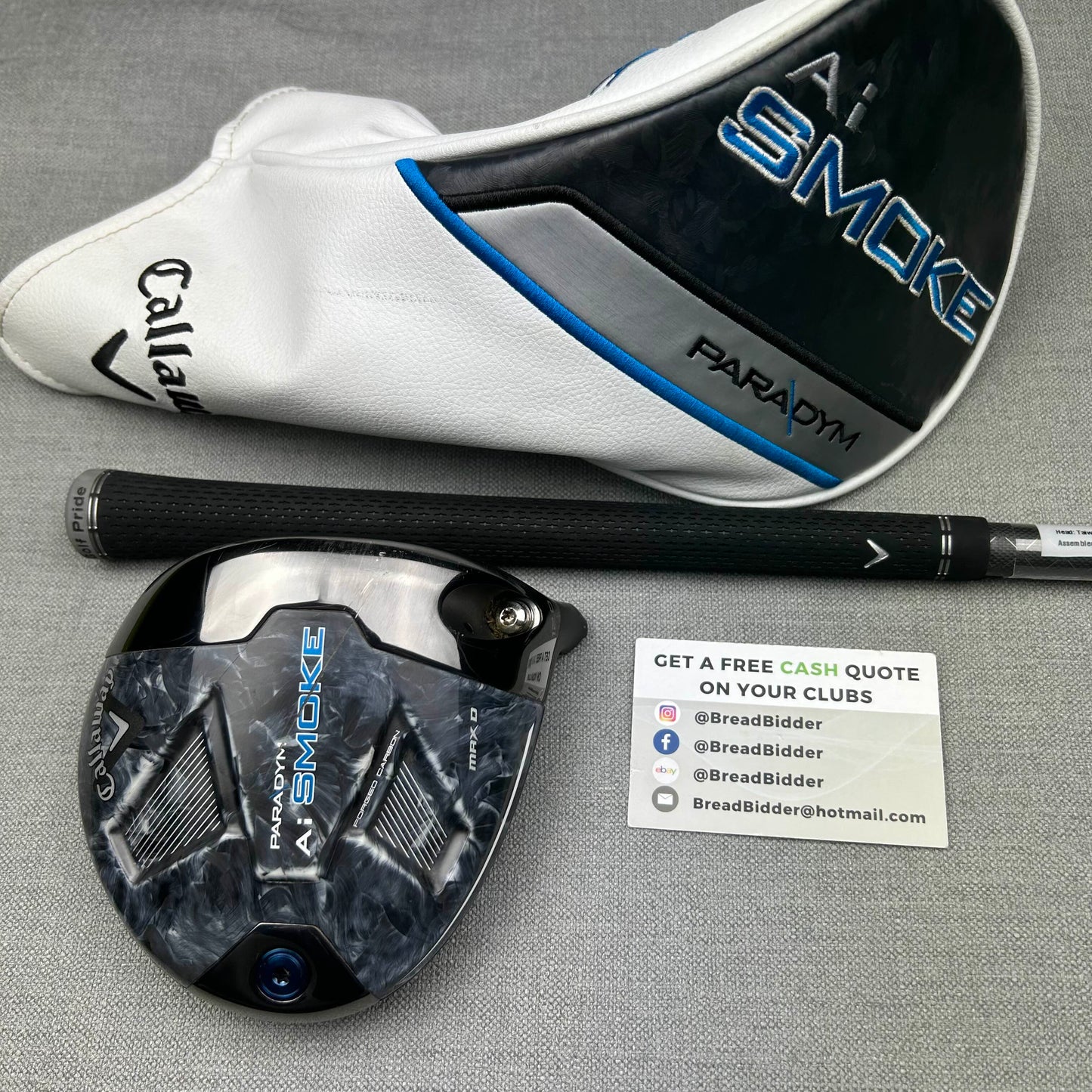 Callaway Paradym Ai Smoke Max D Driver - Regular Flex / 12 Degree Adjustable / Draw Bias