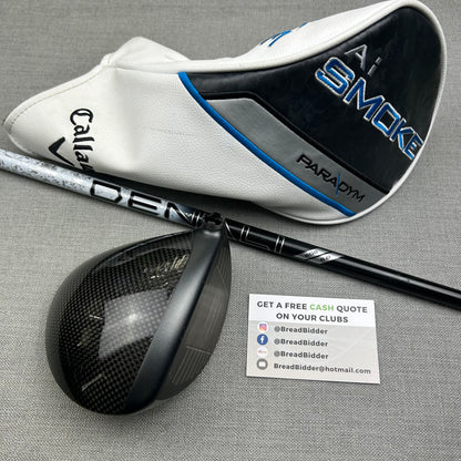 Callaway Paradym Ai Smoke Triple Diamond Driver-  Stiff Flex / 9 Degree