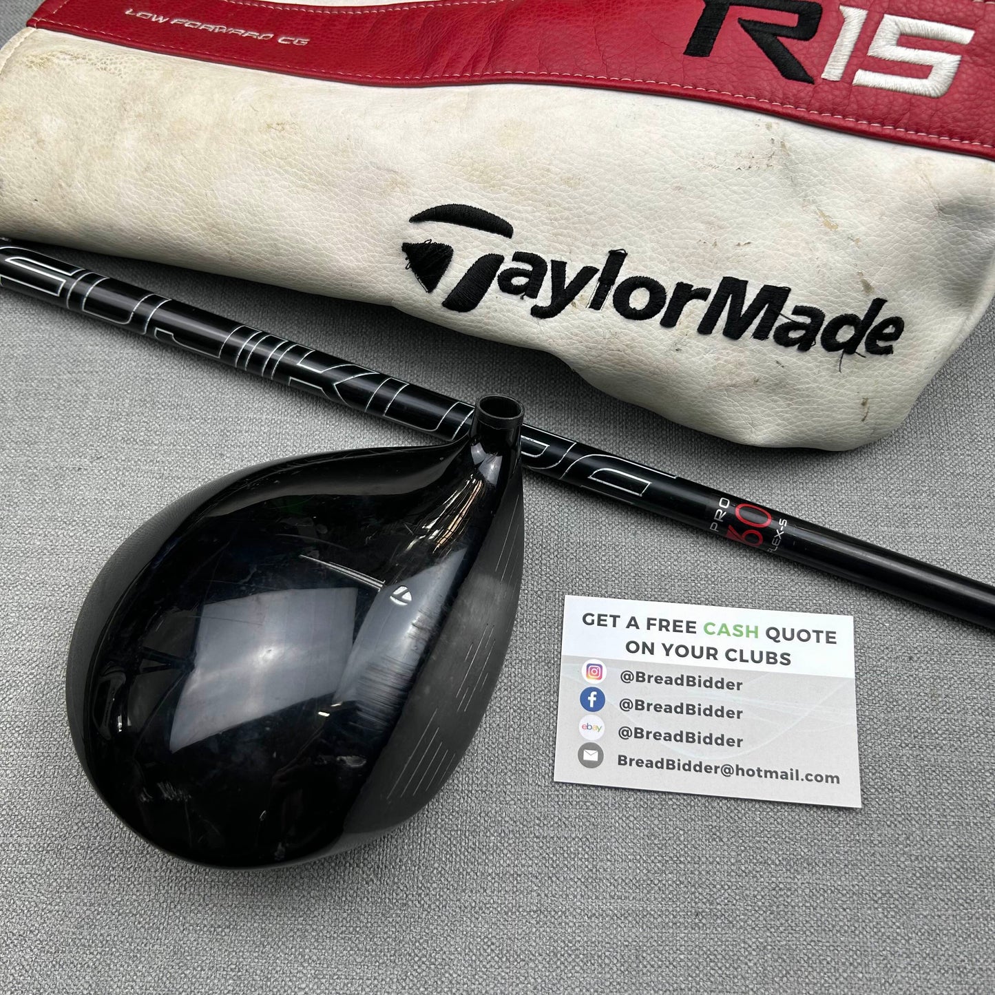 Taylormade R15 Black Driver - Stiff Flex / 9.5 Degree