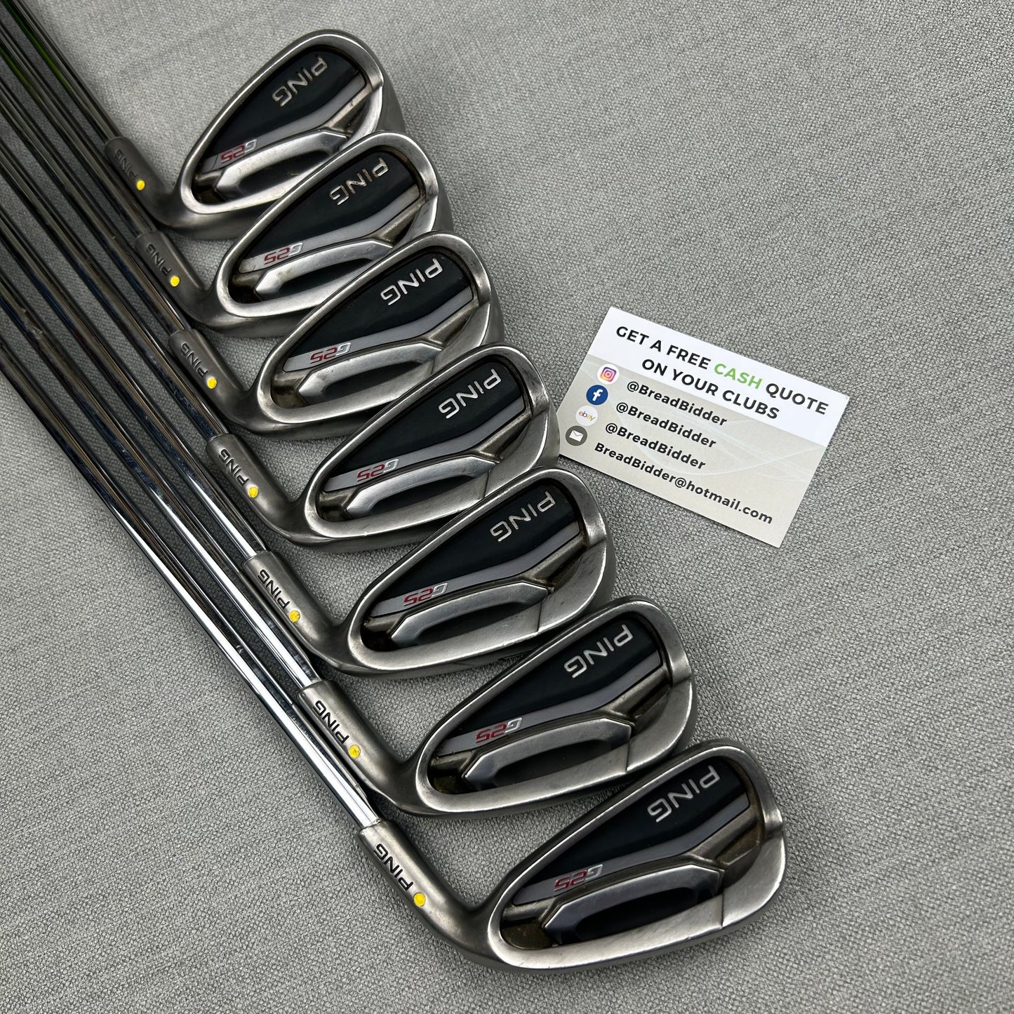 Ping G25 Irons - Regular Flex / 5-SW